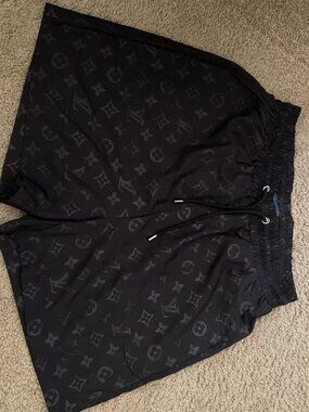 Louis Vuitton Men's Black Shorts